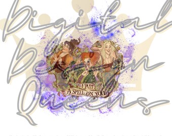 Spell on you/Shirt/Design/Background/Halloween/Sisters/Sublimation