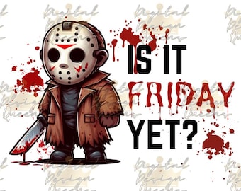 Jason/Halloween/Friday/Bloody/Design/Logo/Transparent/PNG