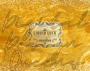 Liquid Luck Image/Sublimation/Digital Image/PNG/Wizard