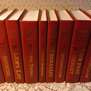 Stephen King Red Leather Library