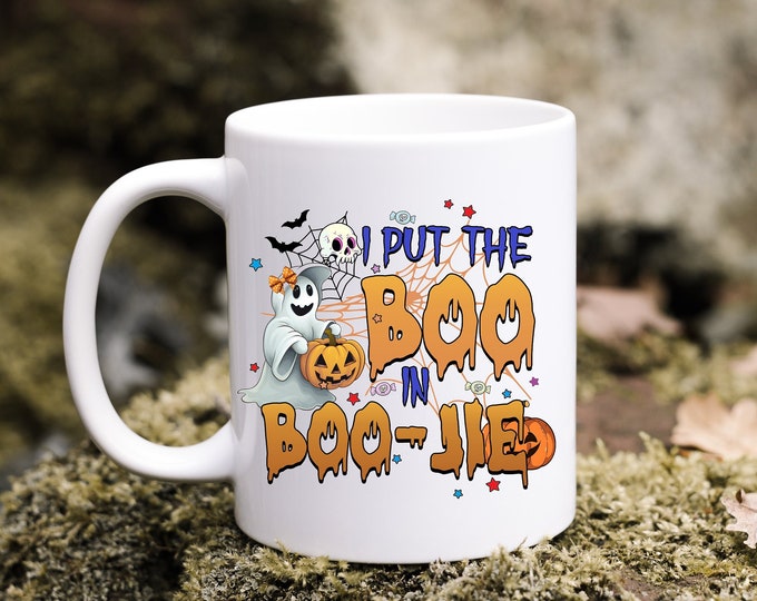 BOO-jie Sips for a Spook-tacular Day - Bewitching Brews with My BOO-jie Mug - Witchy Sips with My BOO-jie Mug - Brewed to Perfection: