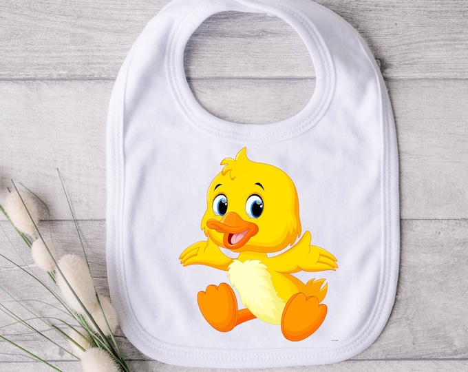 Clucking Cute Chick Bib - Poultry in Motion Bib - Chicka Doodle Bib - Little Clucker Bib - Pecking Order Bib - Chick Magnet Bib