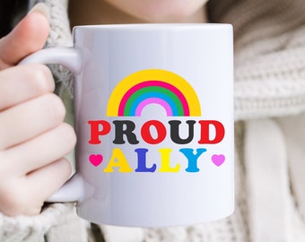 Rainbow Supporter Standing Strong with the LGBTQ Community - Rainbow Advocate Spreading Love and Acceptance - Together in Pride Proud Ally