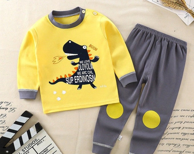 Roaring Dreams Dinosaur Pyjamas - Dino-mite Nights - Jurassic Nights - Rawr-some Nights Fun - T-Rex Slumber Party - Prehistoric Dreams