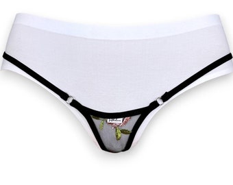109-K* Spandex Micro Thong Bikini Bottom - SHBikini, Extreme string, Micro String Bikini, Sexy T-String Thong, Handmade Thong