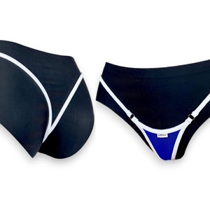 1027-7S * Spandex Micro Thong Bikini Bottom - SHBikini, Extreme string, Micro String Bikini, Y-Back Micro String Bikini, Handmade Thong