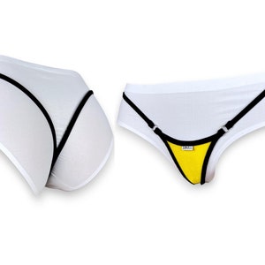 1027-10 * Spandex Micro Thong Bikini Bottom - SHBikini, Extreme string, Micro String Bikini, Y-Back Micro String Bikini, Handmade Thong