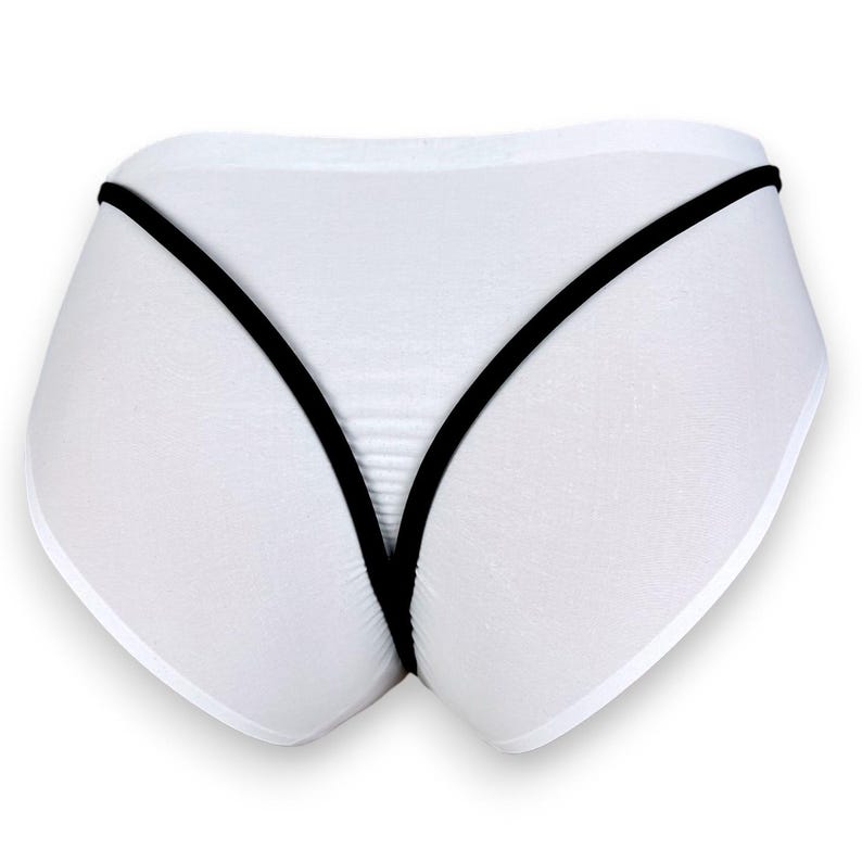 204-8 * Braguita de bikini de microtanga de licra - SHBikini, tanga extrema, lencería, regalo para ella, ropa interior, tanga hecha a mano imagen 6