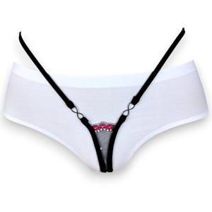 1059-1 * Spandex Micro Thong Bikini Bottom - SHBikini, Extreme Y-string, thong, lingerie, Gift for Her, underwear, Handmade Thong