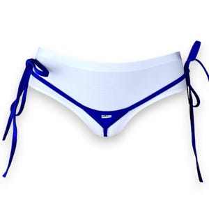 1022-3 * Spandex Micro Thong Bikini Bottom with Adjustable Side Ties - SHBikini, Extreme string, thong, lingerie, Gift for Her, underwear