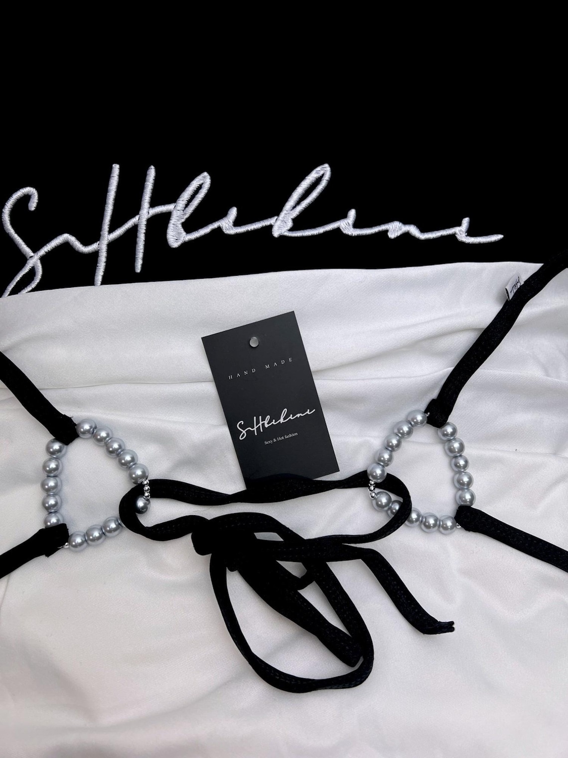 700-2, Shbikini, Sexy Hot, Mini, Micro, Open Bra, Bra With Glass Pearls ...