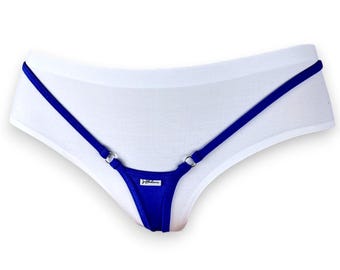 108-6 * Spandex Micro Thong Bikini Bottom - SHBikini, Extreme string, Micro String Bikini, Handmade Thong
