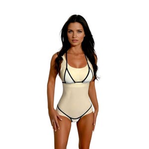 117-SS * Handmade Mini Bikini Set – Premium European Spandex Swimwear by SHbikini, girlfriend gift, swimwear, Black and White