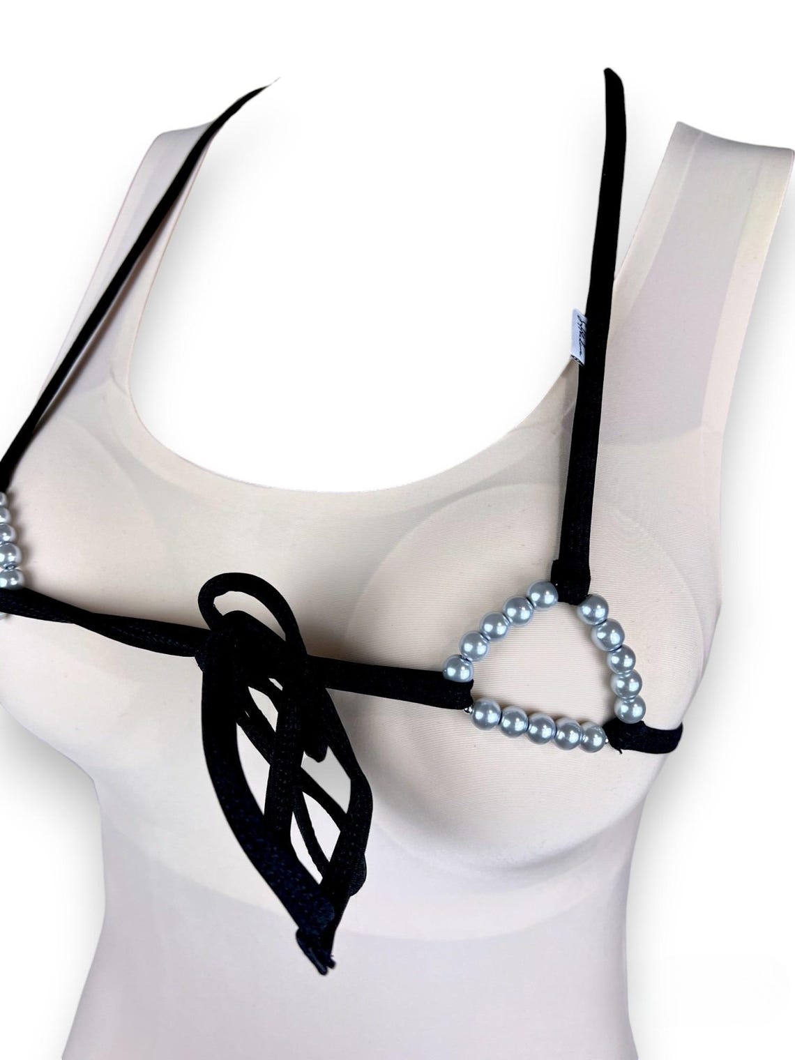 700-2, Shbikini, Sexy Hot, Mini, Micro, Open Bra, Bra With Glass Pearls ...