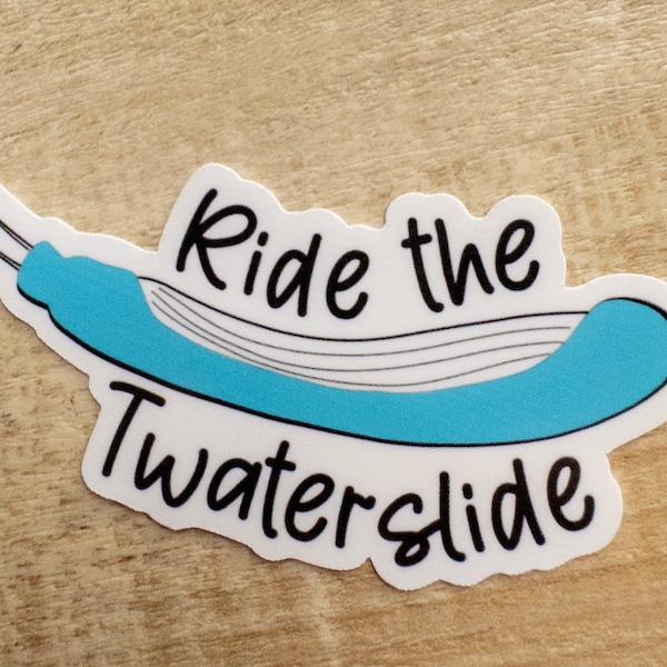 Cooter canoe, WAP mop, funny nurse sticker, twaterslide ride, twat dog decal, suck it, gift for ER ICU nurse doctor, health care humor