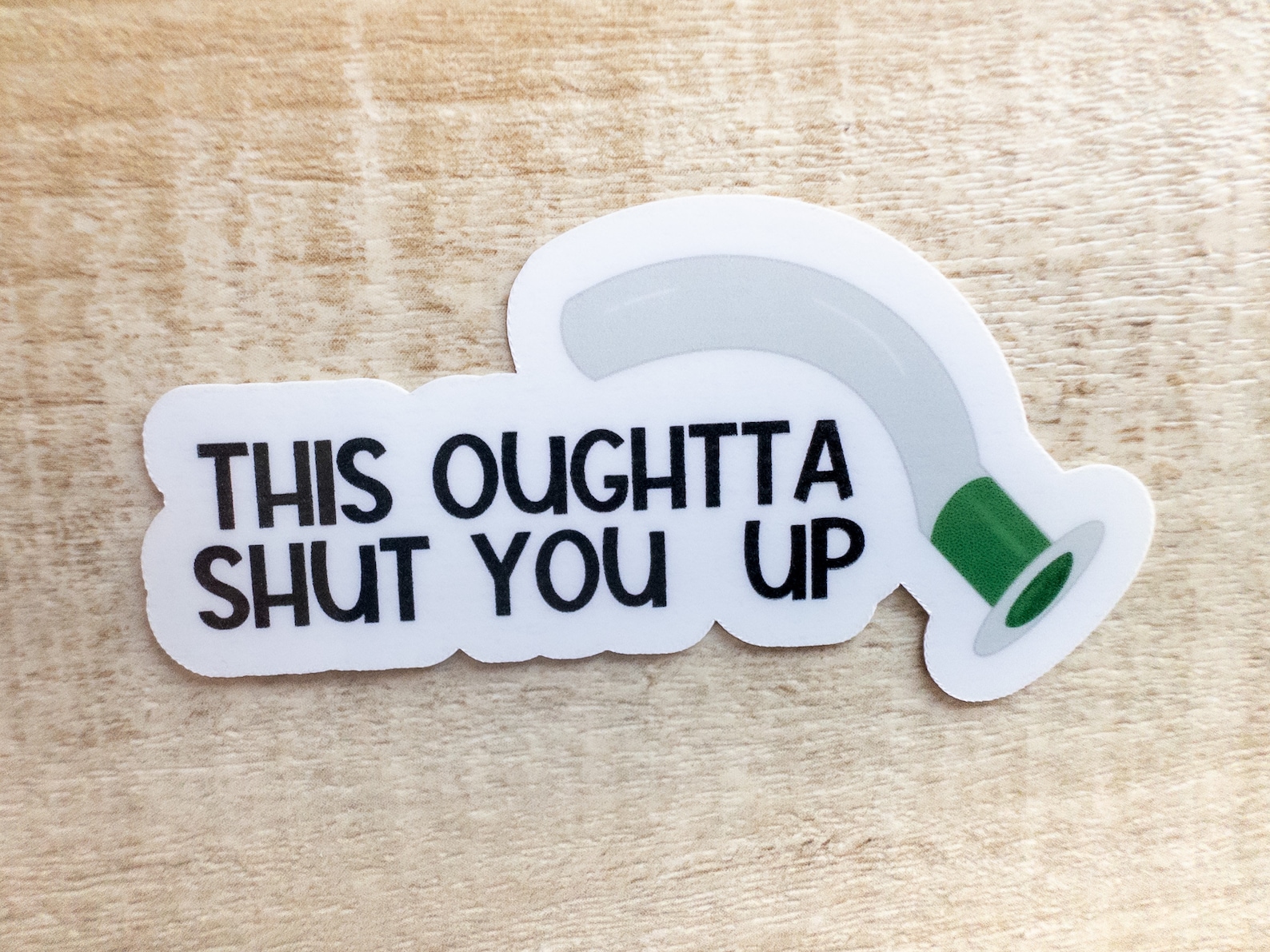 Funny Healthcare Sticker for ER Nurse Emergency Medicine Doctor ...