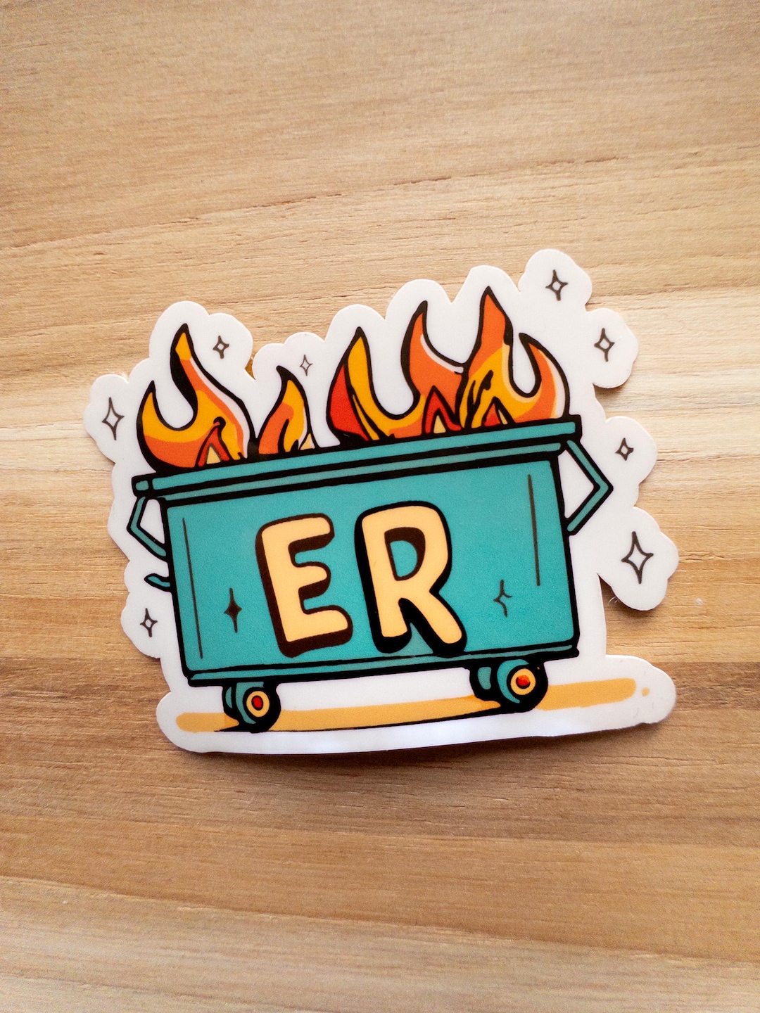 Funny Healthcare Sticker for ER Nurse Emergency Medicine Doctor ...