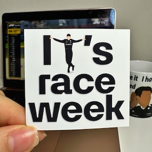 Its Race Week Sticker - George Russell, Formula 1, F1, Mercedes, F1stickers