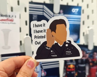 Toto Wolff Meme Sticker