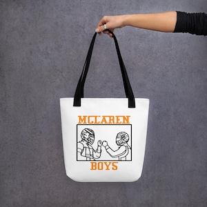 McLaren F1 Tote Bag: Lando Norris & Oscar Piastri Design