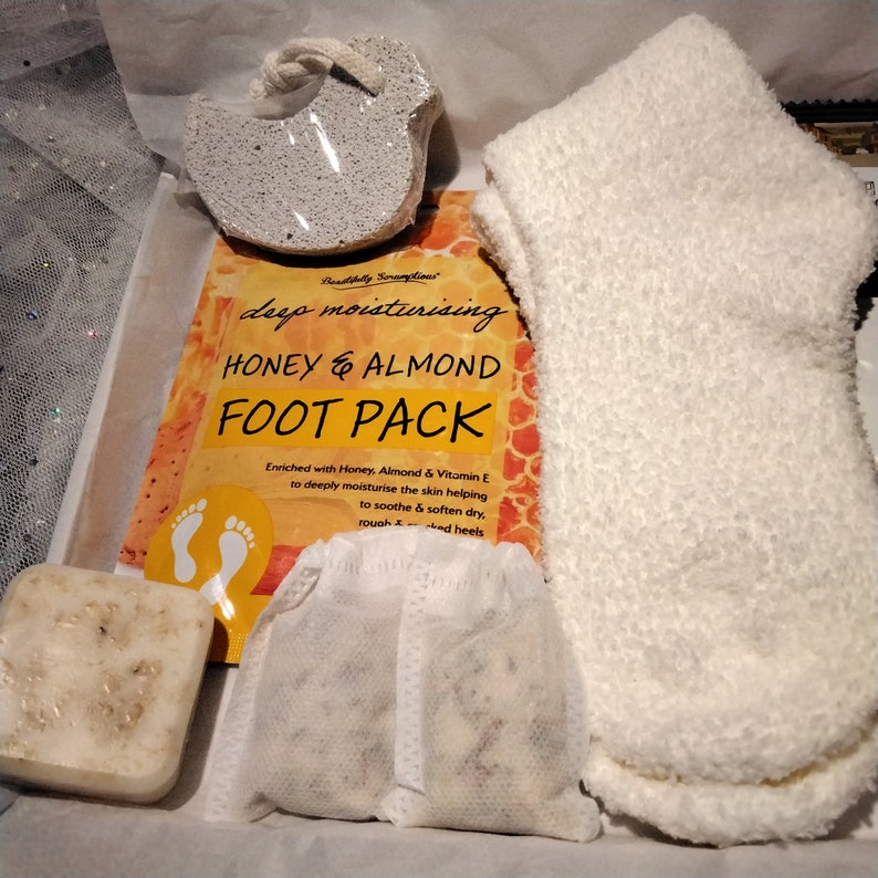 Cosy Toes,foot spa gift,pampered feet,foot care,handmade exfoliating soap,foot soak,gifts for her,Birthdays Christmas any occasion image 5