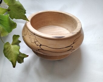 Spalted Beech Bowl,Handmade wooden Bowl,Beech  Bowls.