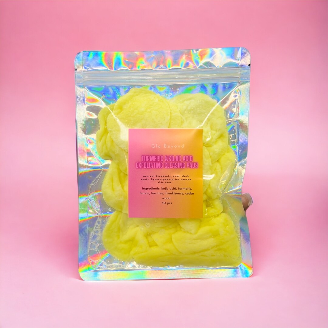 Turmeric & Kojic Cleaning Face Pads Etsy
