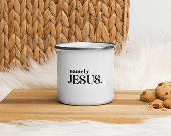 Tazza smaltata "Gesù"