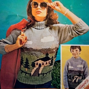 Vintage Cottage Sweater Pattern