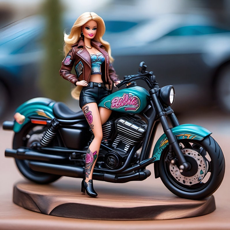 Barbie biker