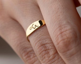 Zodiac Sign Ring, Astrology Ring, Sterling Silver Constellation Ring, Personalized Horoscope Jewelry, Mothers Day Gift