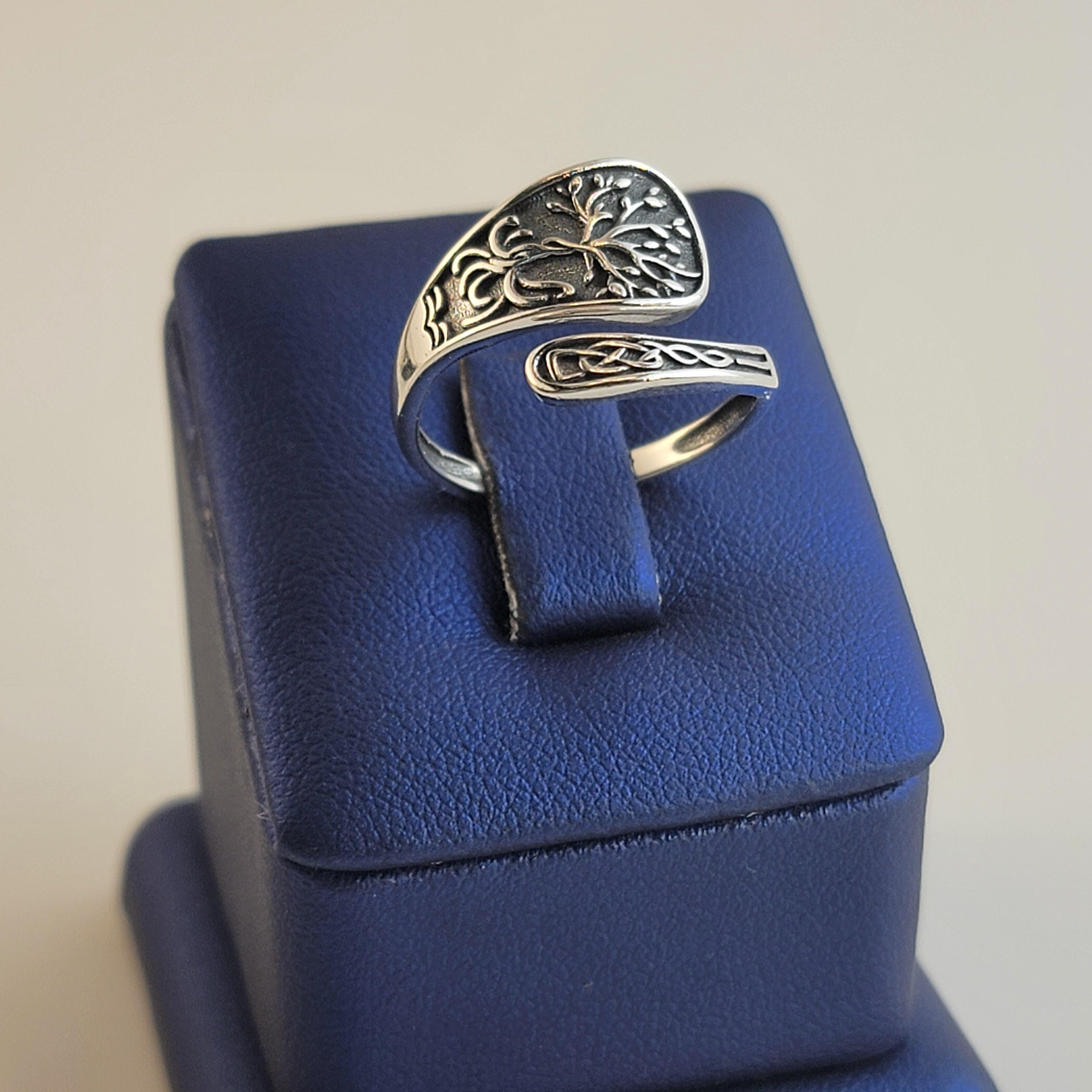 Silver spoon rings - Etsy 日本