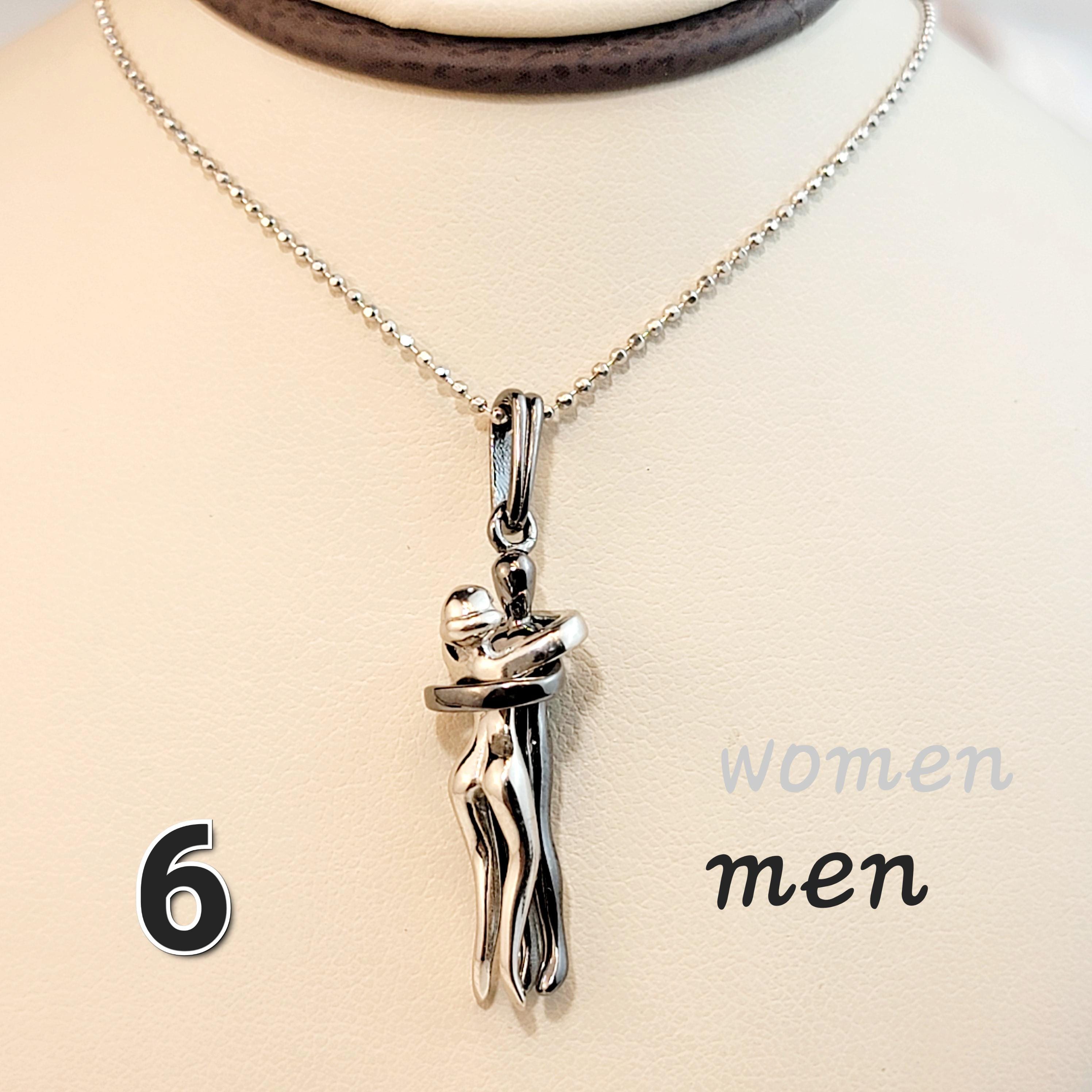 B.Catcher Collana e Ciondolo Hug with Pearl in Argento Sterling 925 e Perla d'Acqua Dolce