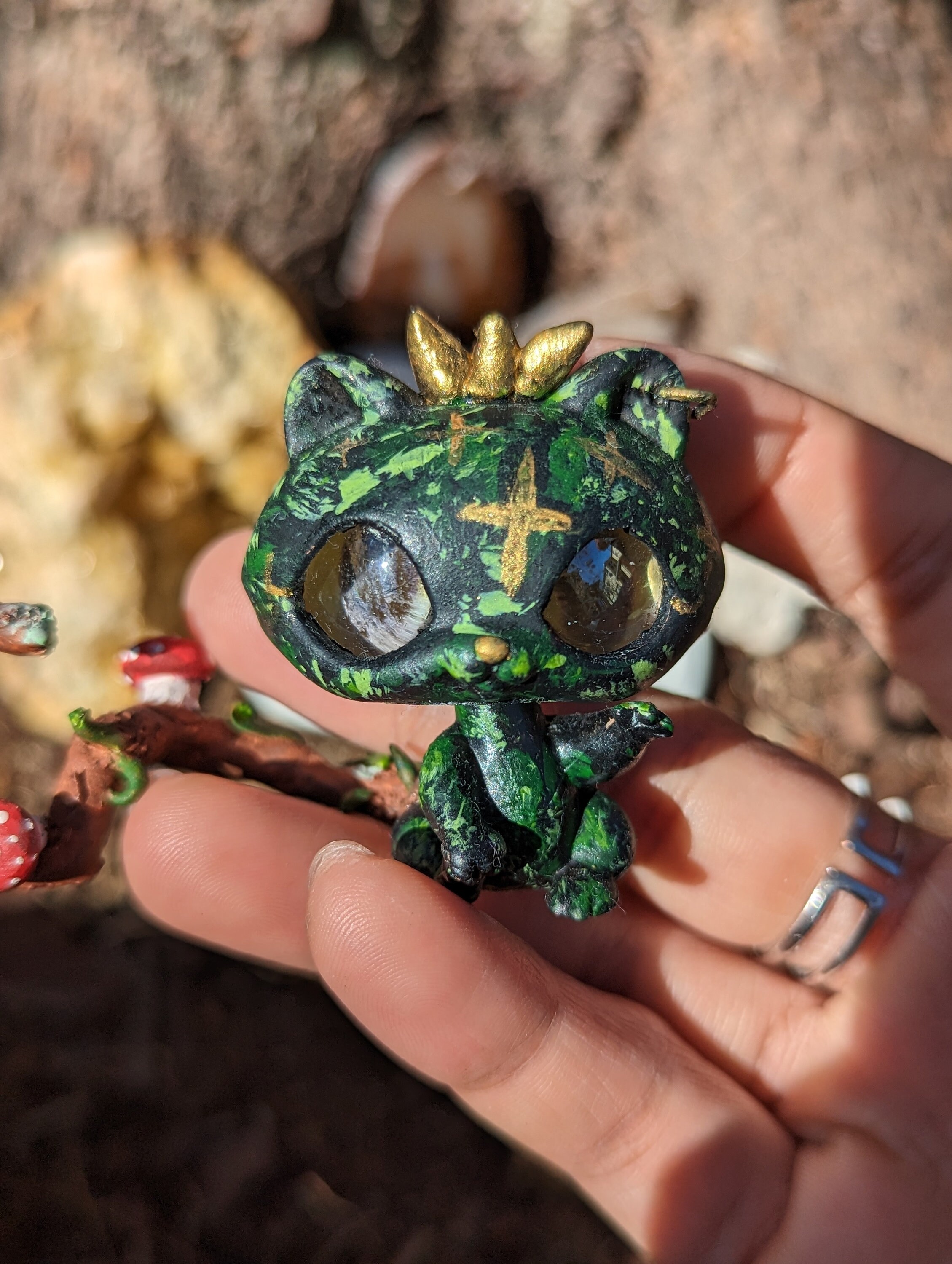 LPS Glass Eyed Nature Custom| Handmade, Glass Eyes, Sculpted, Black ...