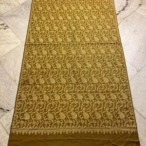 Vintage Cashmere Shawl Pure Woolen Wrap Woven Wool Neck Warmer Soft Wool Scarf Cashmere Handmade Woolen Shawl Classic Wool Warm Neck Scarf