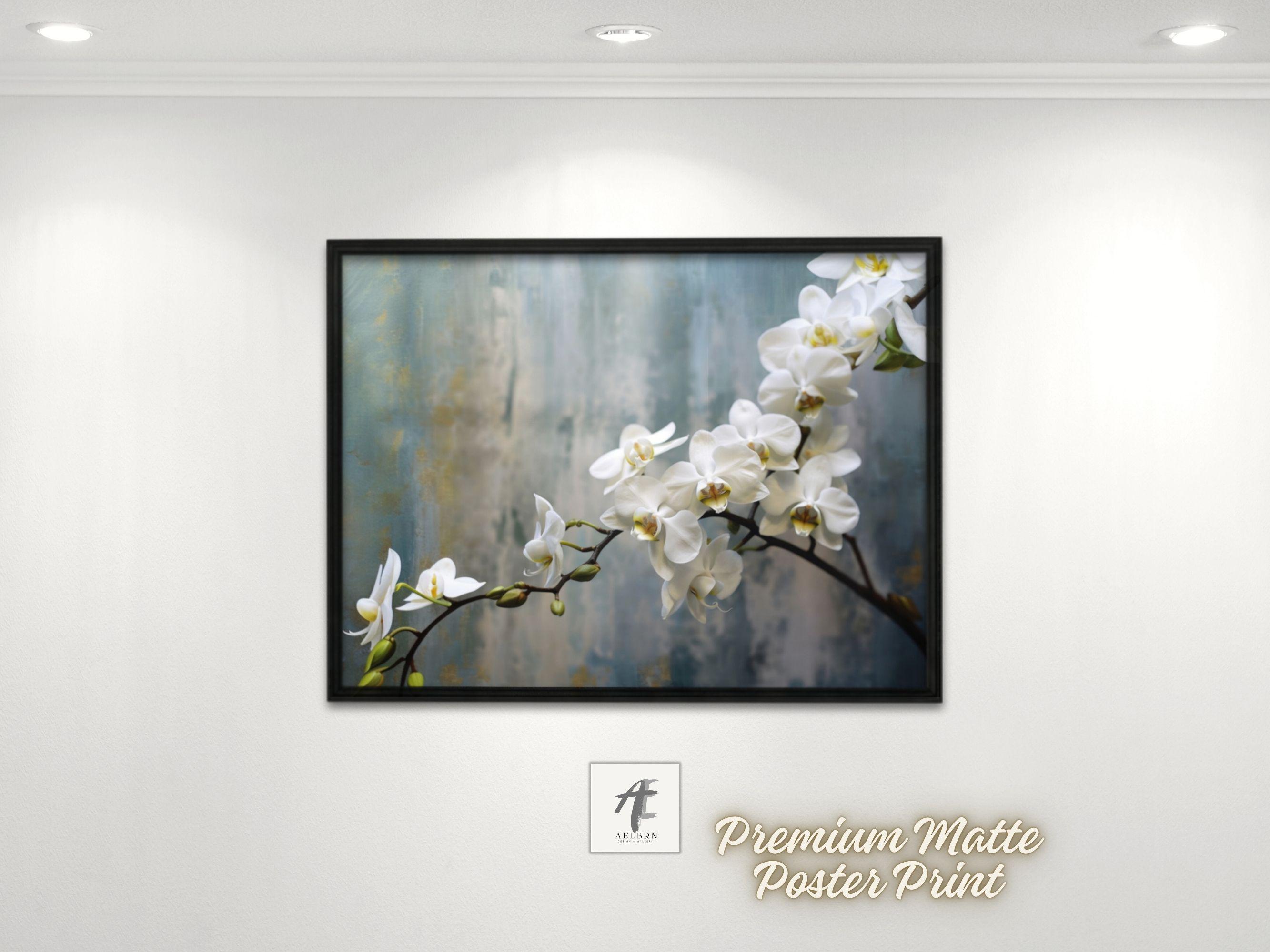 Japanese Orchid Painting - Etsy