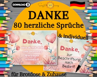 Danke Lobkarten, Brotdosen Nachrichten, Selbstvertrauen Kinder, Motivation, druckbare Mutmach Karten, Belohnung Kleinkind Vorschule Schule