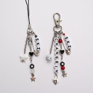 Stray Kids Keychain, Kpop Phone Strap Charm