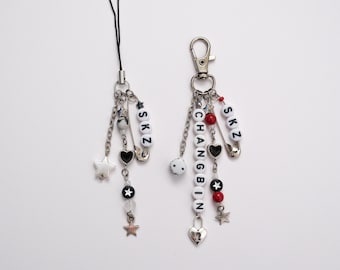 Stray Kids Keychain, Kpop Phone Strap Charm