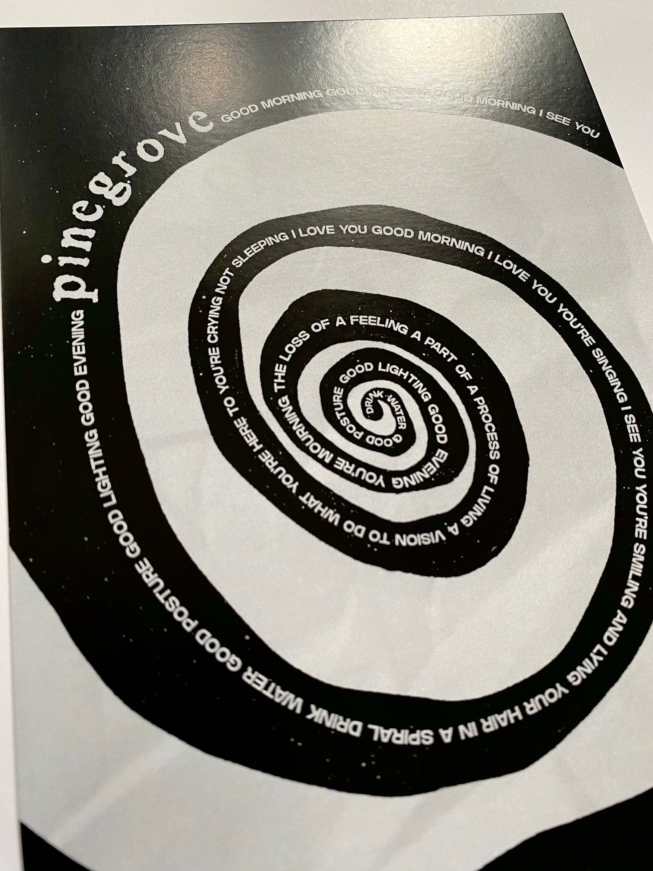 Pinegrove Band Spiral 5 X 7 Song Lyric Print Etsy