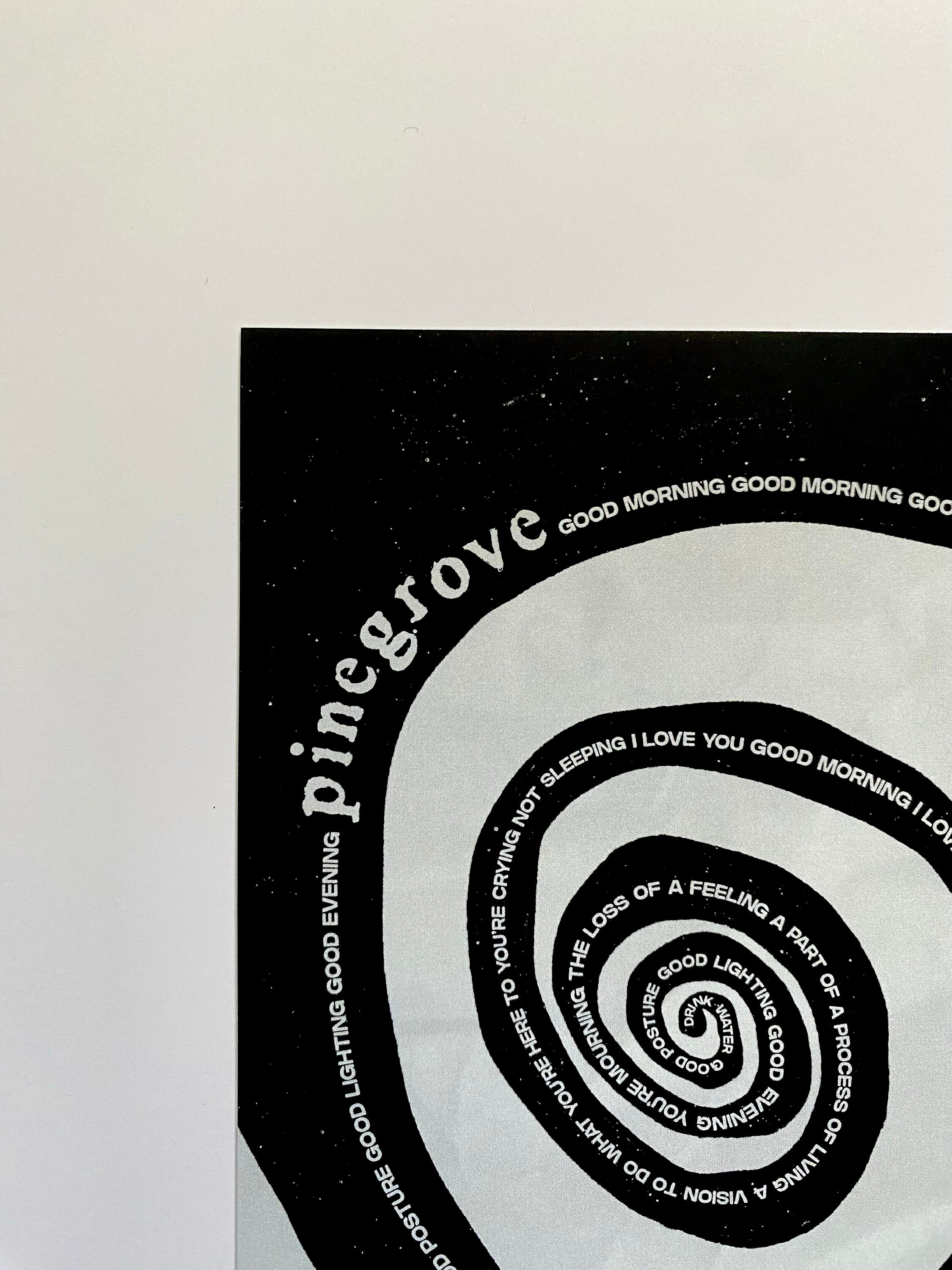 Pinegrove Band Spiral 5 X 7 Song Lyric Print Etsy
