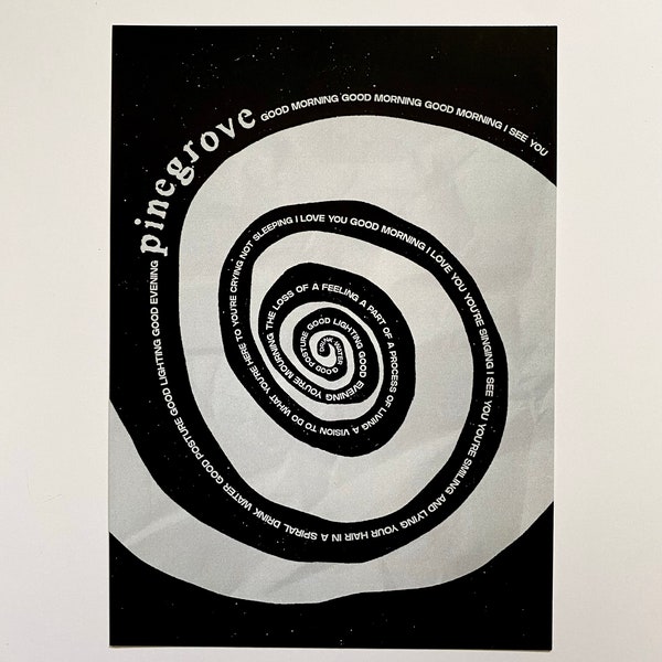 Spiral Song Lyrics Etsy