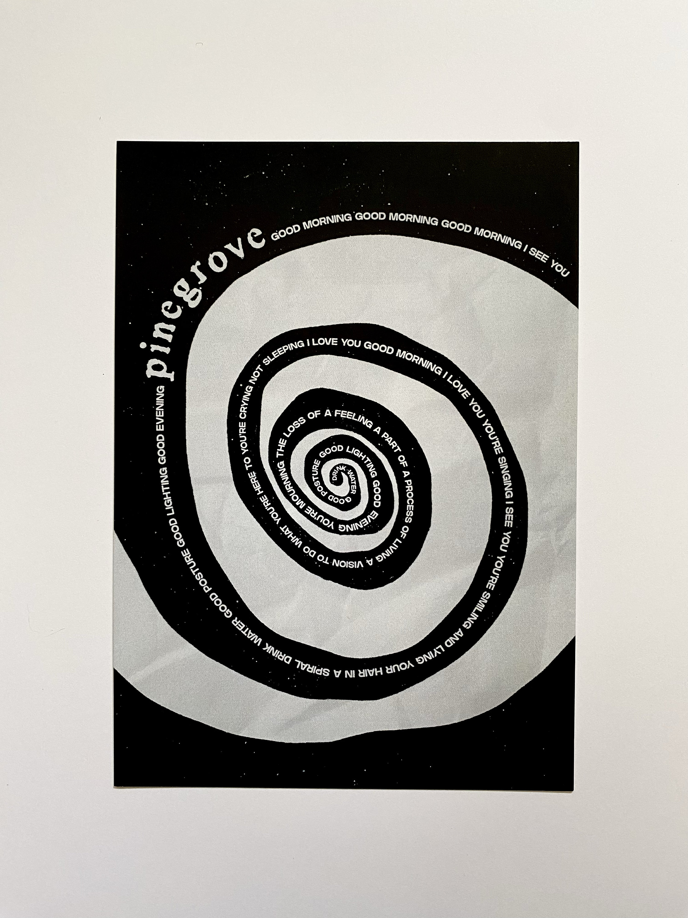 Pinegrove Band Spiral 5 X 7 Song Lyric Print Etsy