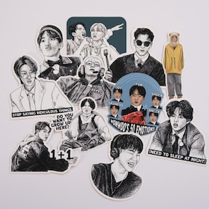 NEW Going Seventeen Vinyl Stickers / Iconic Gose Kpop Memes