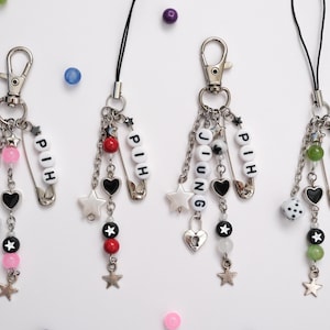 P1Harmony Keychain, Kpop Phone Strap Charm