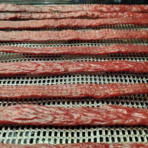 1 lb Hickory Smoked (Ground Beef Jerky Strips)