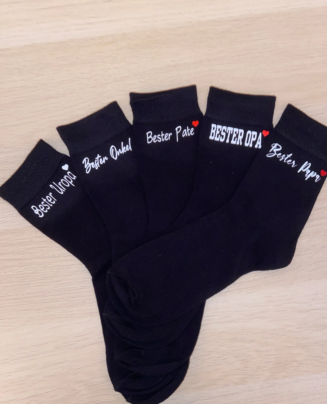 Personalisierte Socken / Socken mit Spruch / Socke bester Papa, Mama
