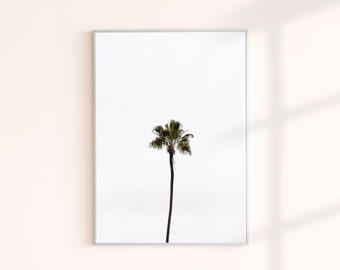 Palmen Poster, Palme Poster, Palmen Wandkunst, Los Angeles Druck, Tropische Wandkunst, Küstenkunst, Strand Home Decor