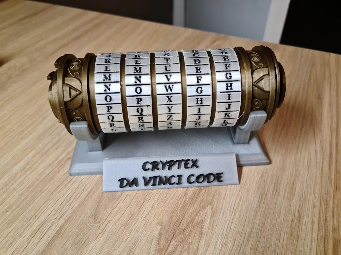 CRYPTEX Da Vinci Code 3D printing