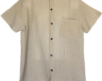 Short Sleeve Kurta - Hand-Loomed Cotton